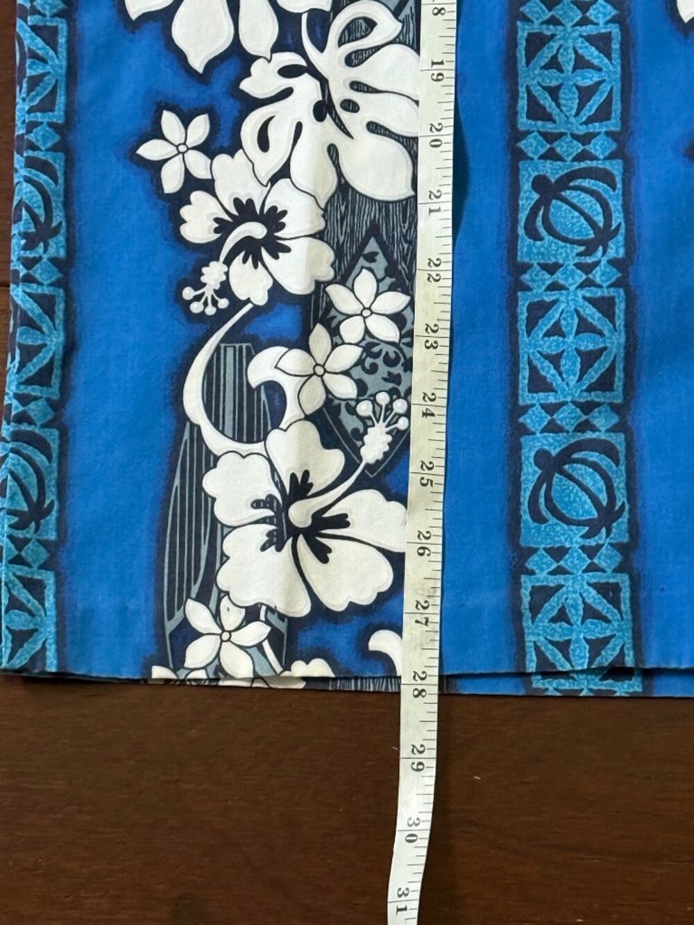 Mens Hawaiian Shirt Vintage Royal Creations Blue Floral Short Sleeve Shirt Large - Picture 15 of 16